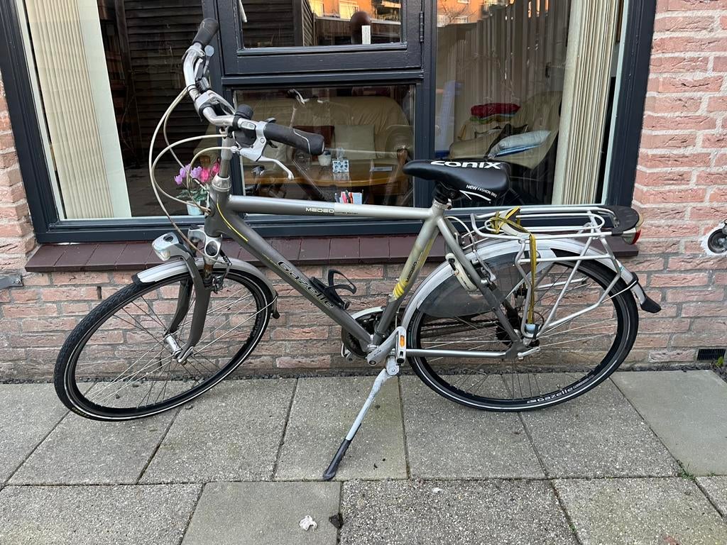 Gazelle medeo herenfiets, Fietsen en Brommers, Fietsen | Heren | Herenfietsen, Ophalen of Verzenden, Zo goed als nieuw