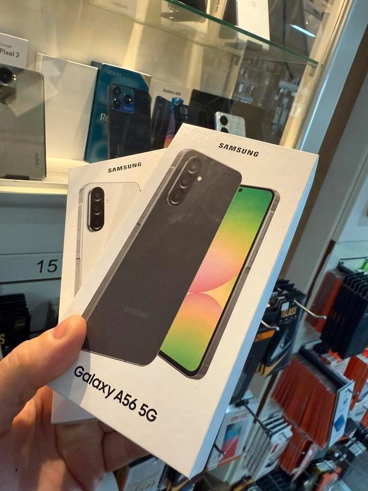 Samsung Galaxy A56 5G – Nieuw! - 256GB, Telecommunicatie, Mobiele telefoons | Hoesjes en Frontjes | Samsung, Zo goed als nieuw