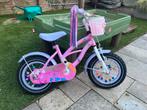 Fiets 12 inch, roze-paars, Ophalen, Gebruikt, Minder dan 16 inch, Zijwieltjes