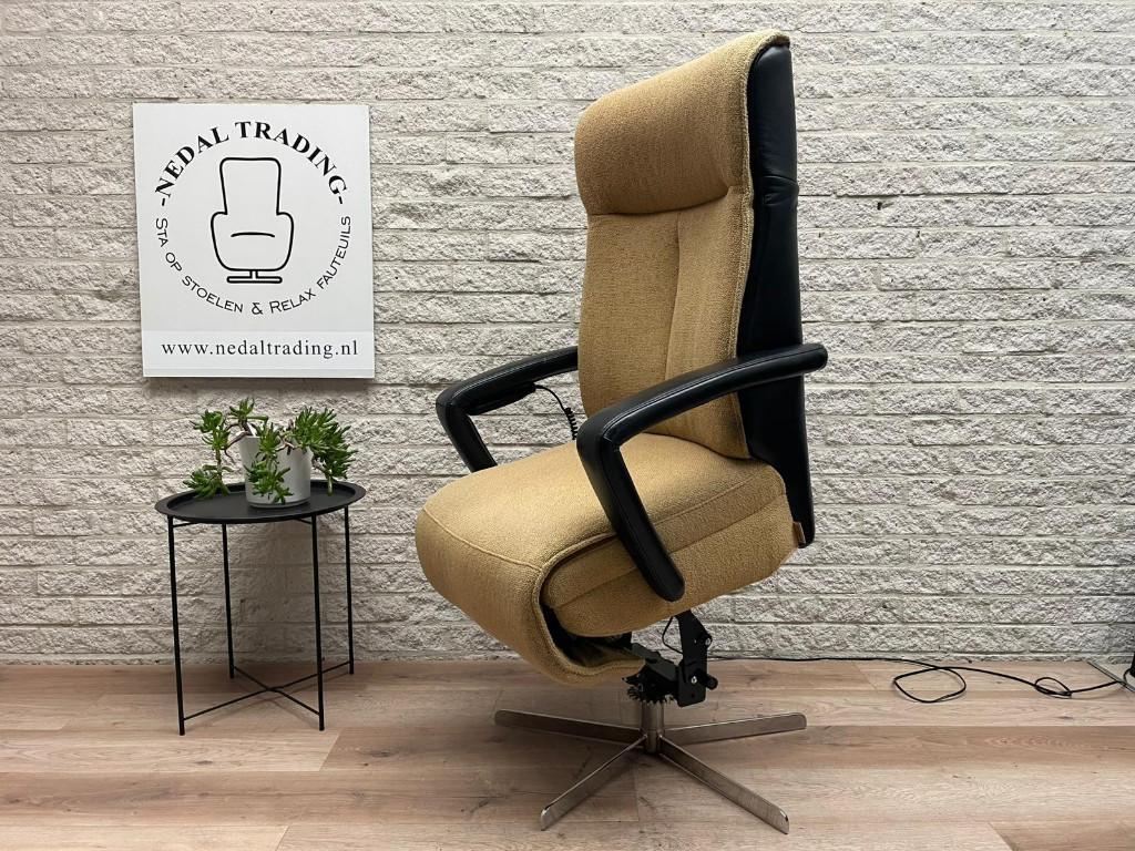 Prominent Stockholm sta op stoel verstelbare relax fauteuil, Huis en Inrichting, Fauteuils, N, N, Minder dan 75 cm, Leer