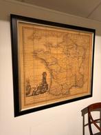 Grote landkaart ingelijst Frankrijk, Ophalen of Verzenden