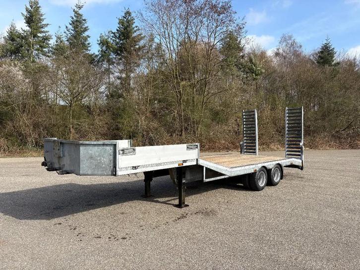 kuiper Be oplegger 9 TON semi dieplader (bj 2012), Auto's, Vrachtwagens, Bedrijf, Te koop, ABS, Aanhangers en Opleggers, Overige brandstoffen