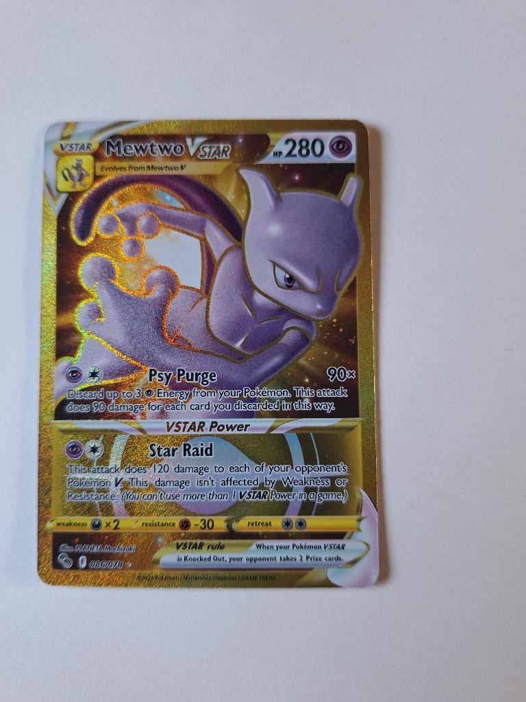 Pokemon Mewtwo VSTAR 086/078, Ophalen of Verzenden, Zo goed als nieuw