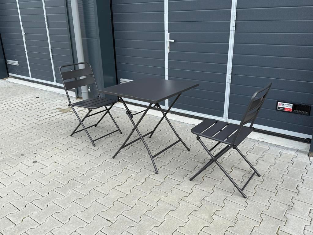 Klap stoelen & tafels, Twee, Nieuw, Ophalen of Verzenden, Metaal