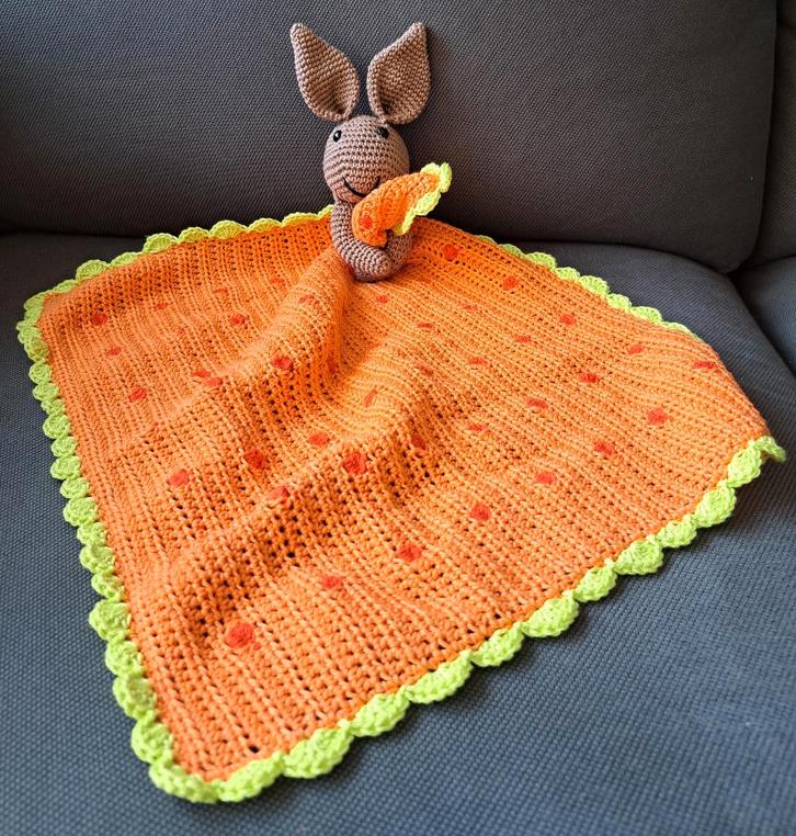 Knuffeldoekje Konijn, Kinderen en Baby's, Kraamcadeaus en Geboorteborden, Nieuw, Kraamcadeau, Ophalen