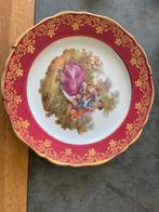 Wandbord Limoge Verliefd stelletje, Ophalen of Verzenden