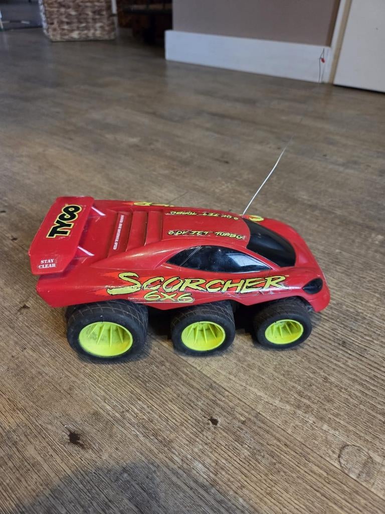 Vintage Tyco Scorcher 6x6 RC Auto - Compleet met Batterijen, Overige merken, Gebruikt, Auto, Groter dan 1:32
