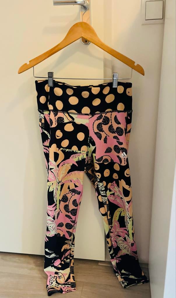 Adidas/Farm Rio legging - Maat M, Maat 38/40 (M), Zwart, Ophalen of Verzenden, Fitness of Aerobics