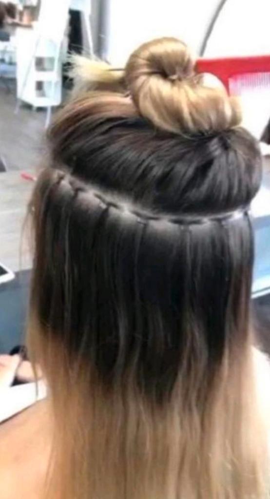 Haar extensions microringen  hair weave, Sieraden, Tassen en Uiterlijk, Uiterlijk | Haarverzorging, Ophalen of Verzenden