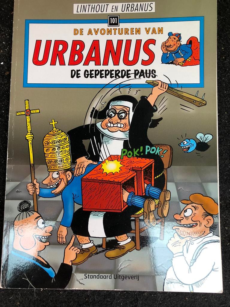 Urbanus-De gepepeerde paus, no 101, Europa, Ophalen of Verzenden, Gelezen, Eén comic