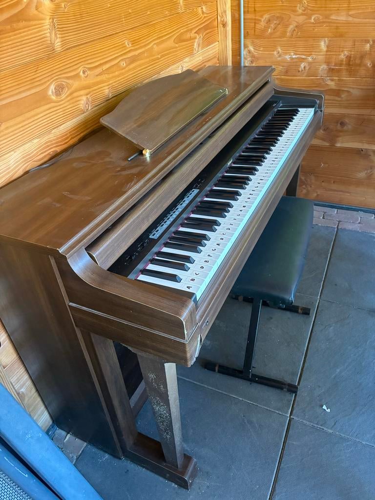 Digitale piano Roland HP 3700, Muziek en Instrumenten, Ophalen, Gebruikt, Bruin, Digitaal