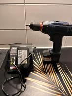 AEG Accuboormachine 9,6V met oplader en extra batterij, Ophalen, Gebruikt, Boormachine