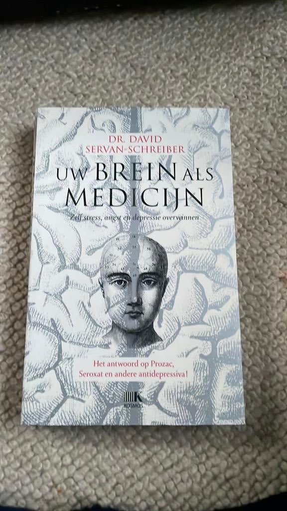 David Servan-Schreiber - Uw brein als medicijn, Boeken, Psychologie, Ophalen of Verzenden, David Servan-Schreiber, Ontwikkelingspsychologie