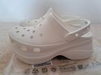 Crocs Bae platform clog mt 39/40 NIEUW, Wit, Nieuw, Crocs, Sandalen of Muiltjes