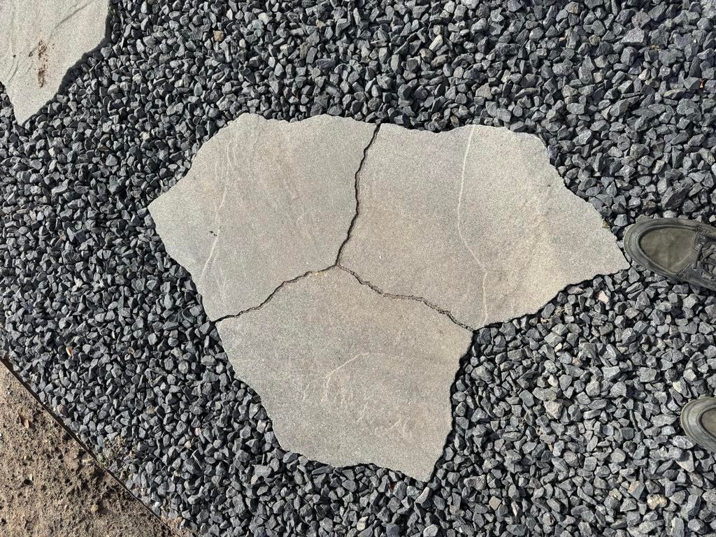 44 Geo Ardesia wildverband tegels, Ophalen, Gebruikt, Terrastegels, Natuursteen