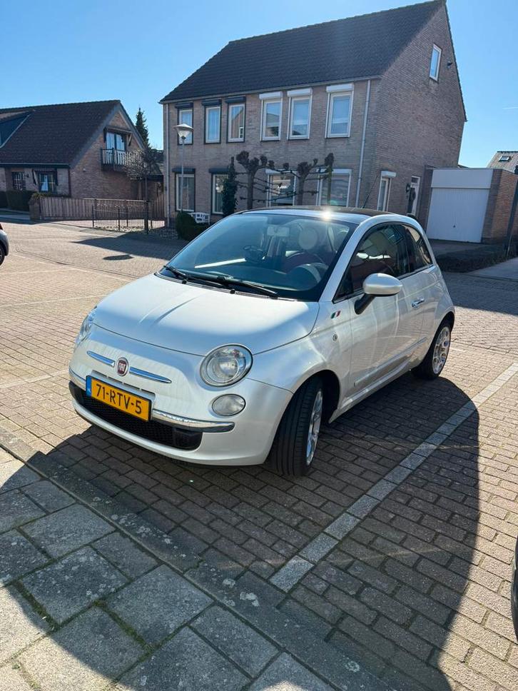Fiat 500 1.2 | 69pk | 2011| Parelmoer Wit | 111.XXX km, Auto's, Fiat, Particulier, Benzine, B, Hatchback, Handgeschakeld, Origineel Nederlands