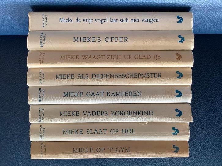 Mien van ‘t Sant - 8 boeken uit de Mieke reeks - ook 1e druk, Boeken, Kinderboeken | Jeugd | 13 jaar en ouder, Gelezen, Fictie