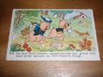 ( Gebreken ) Walt Disney Drie Biggetjes, Verzamelen, Ansichtkaarten | Themakaarten, Verzenden, 1940 tot 1960, Overige thema's