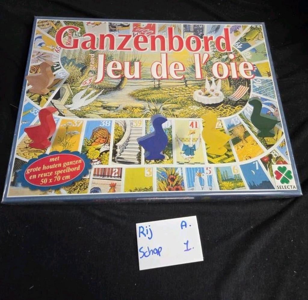 Ganzenbord Jeu de l'Oie - Klassiek Bordspel, SELECTA, Info@selecta.com, Vijf spelers of meer, Ophalen of Verzenden