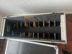 Zwarte flightcase met wielen, Muziek en Instrumenten, Behuizingen en Koffers, Ophalen, Gebruikt, Overige instrumenten, Flightcase