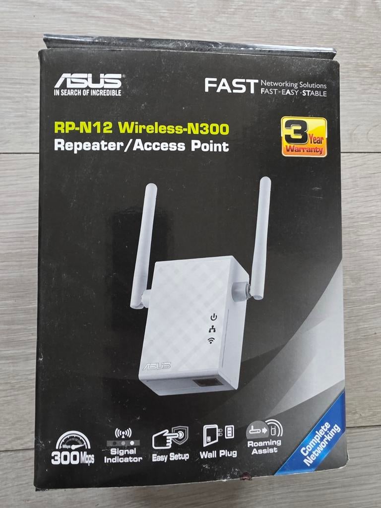 ASUS RP-N12 Wireless-N300 Repeater/Access Point, Ophalen of Verzenden