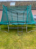 Grote trampoline met veiligheidsnet Cranenbroek, Ophalen, Gebruikt