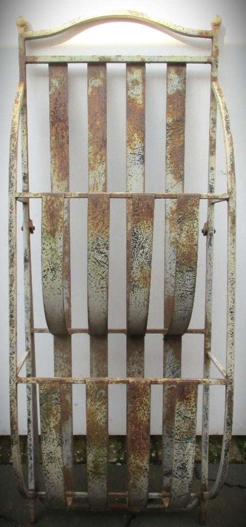 Planten standaard~Metaal~84 cm x 32 cm~Tijdschr, Tuin en Terras, Ophalen, Gebruikt, Vierkant, Metaal