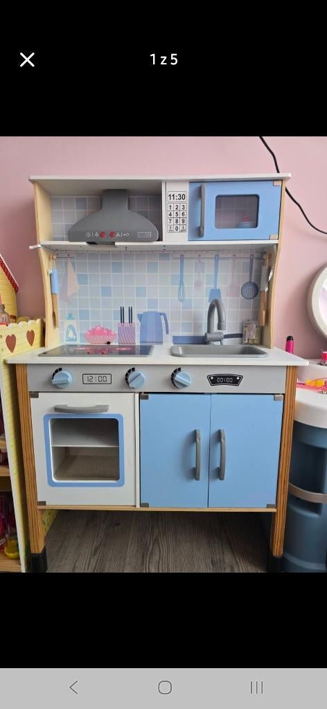 Kinderkeuken met accessoires, Ophalen, Zo goed als nieuw, Speelkeuken