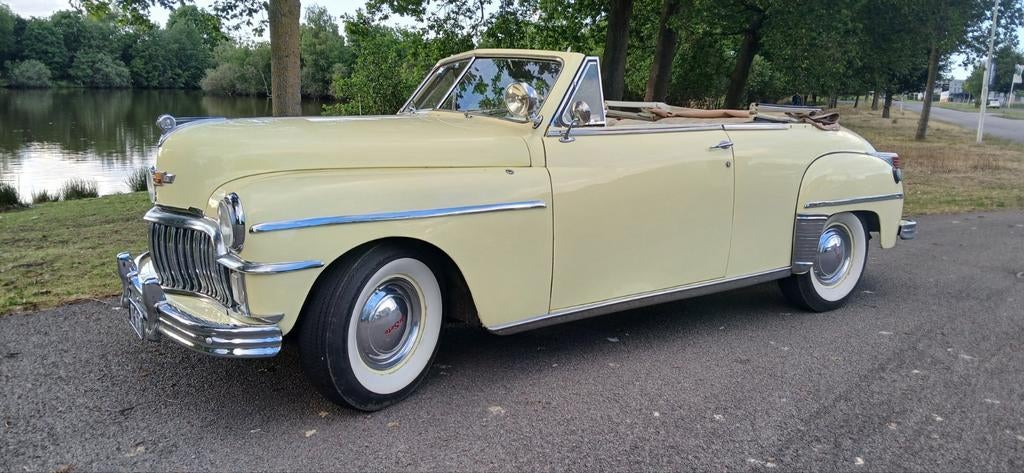 ;49 DESOTO ;47 CHEV COUPE ;72 350SL 84 CADY CA 02 PROWLER RE, Auto's, Oldtimers, Beige, Cabriolet, Geel, Handgeschakeld