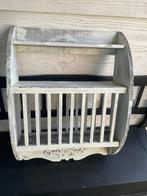 Bordenrek, vintage, landelijk stijl, Ophalen, Gebruikt, Wit, 50 tot 100 cm