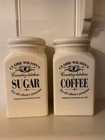 Claire Wilson Koffie & Suiker Potten, Ophalen, Zo goed als nieuw