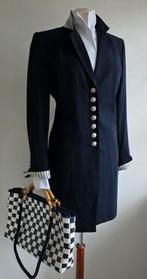 Pauw Scapa cool wool lange blazer/ koetsiersjas 42/44, Pauw Scapa, Blauw, Maat 42/44 (L), Ophalen of Verzenden