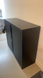 Archief kast zwart, Huis en Inrichting, Kasten | Roldeurkasten en Archiefkasten, Ophalen, Gebruikt, 100 tot 150 cm, Metaal