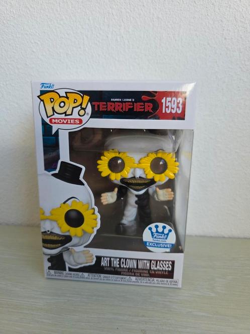 Art the Clown with Glasses  Terrifier Funko Exclusive - 1593, Verzamelen, Poppetjes en Figuurtjes, Nieuw, Ophalen of Verzenden