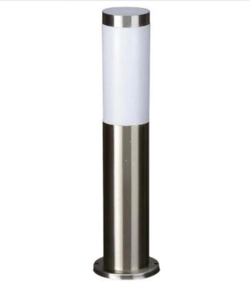 Philips Utrecht Sokkellamp RVS, Tuin en Terras, Buitenverlichting, Nieuw, Vloerlamp, Rvs, Minder dan 50 watt, Netvoeding, Waterbestendig
