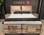 Norma Boxspring Vanquish Hotel Chique Dreambedden, Beige, Ophalen of Verzenden, Hotel Chique, Nieuw