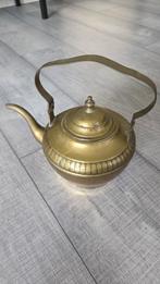 Antiek koperen theepot, Antiek en Kunst, Antiek | Koper en Brons, Ophalen of Verzenden