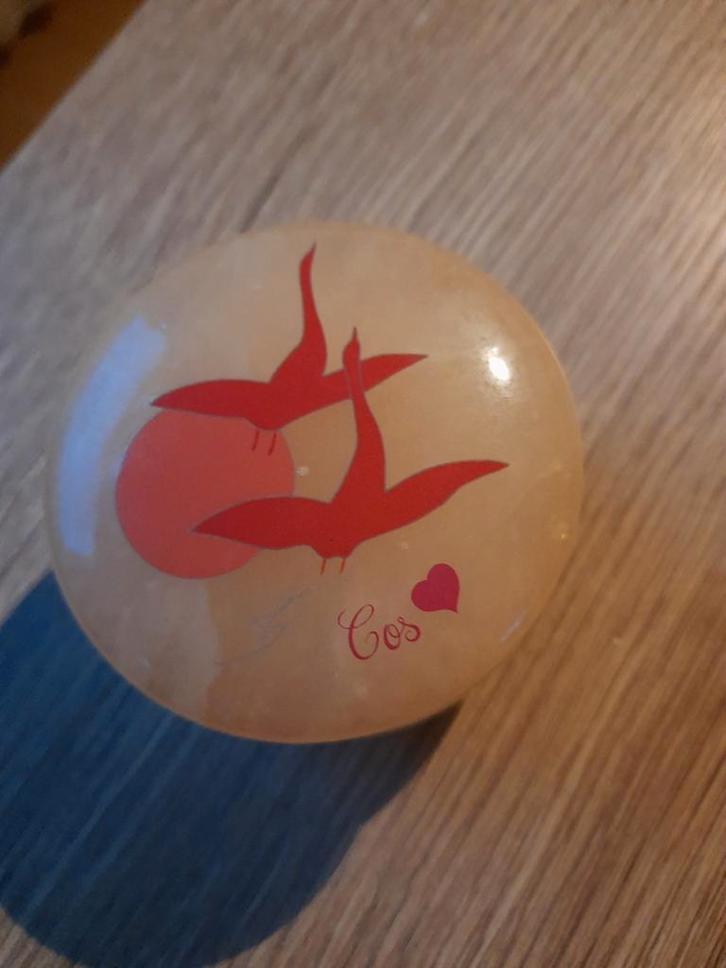 Albast sieradendoosje in zeer goede staat, Antiek en Kunst, Curiosa en Brocante, Ophalen of Verzenden