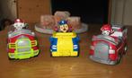 3 Paw Partol auto's + 3 extra honden., Ophalen of Verzenden, Gebruikt