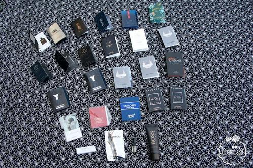 Heren sample geuren 26 x test en 1 x douche gel NIEUW, Sieraden, Tassen en Uiterlijk, Uiterlijk | Lichaamsverzorging, Nieuw, Overige typen