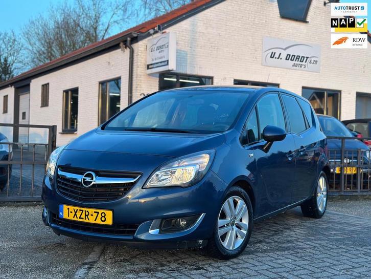Opel Meriva 1.4 Turbo Automaat, Auto's, Opel, Bedrijf, Te koop, Meriva, ABS, Airbags, Airconditioning, Centrale vergrendeling