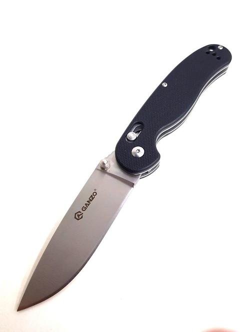 Ganzo G727-M Firebird Sport Outdoor Zakmes zwart, Caravans en Kamperen, Kampeergereedschap, Nieuw, Verzenden