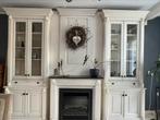Zeer mooie white wash kast, Huis en Inrichting, Ophalen of Verzenden, Zo goed als nieuw, 200 cm of meer, Met deur(en)