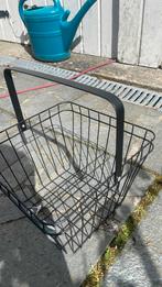 Zwart metalen mandje voor alle doeleinde, Huis en Inrichting, Woonaccessoires | Schalen en Manden, Ophalen of Verzenden, Rond
