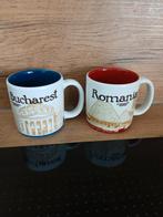 Setje van 2 espresso mokjes, Romania en Bucharest. Starbucks, Ophalen of Verzenden, Zo goed als nieuw, Gebruiksvoorwerp