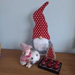 Winter, kerst decoratie, gnome, kaarsjes, Diversen, Kerst, Ophalen of Verzenden, Zo goed als nieuw, Nvt, Nvt
