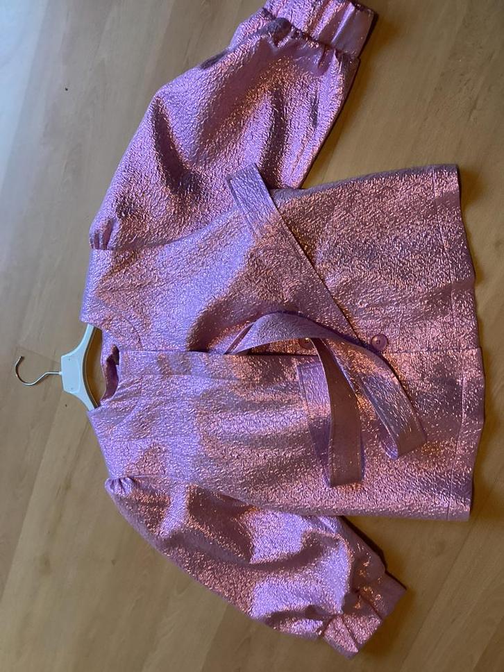 Studio Anneloes Roze blouse jasje XL, Kleding | Dames, Blouses en Tunieken, Zo goed als nieuw, Roze, Ophalen of Verzenden