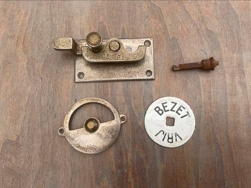 Oud/antiek vrij en bezet slot, Antiek en Kunst, Curiosa en Brocante, Ophalen of Verzenden