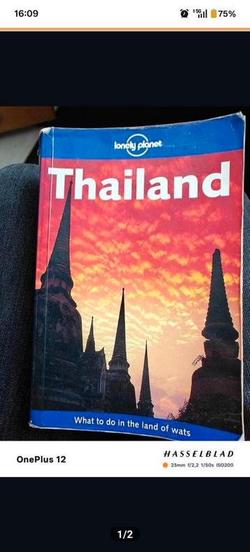 LONELY PLANET THAILAND IDEALE REISGIDS EEN ONMISBAAR BOEKJE  beschikbaar voor biedingen