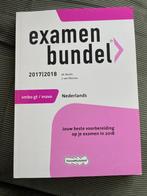 Examenbundel Nederlands 2017-2018 VMBO gt - MAVO, Boeken, Schoolboeken, Nederlands, Ophalen of Verzenden, Zo goed als nieuw, VMBO